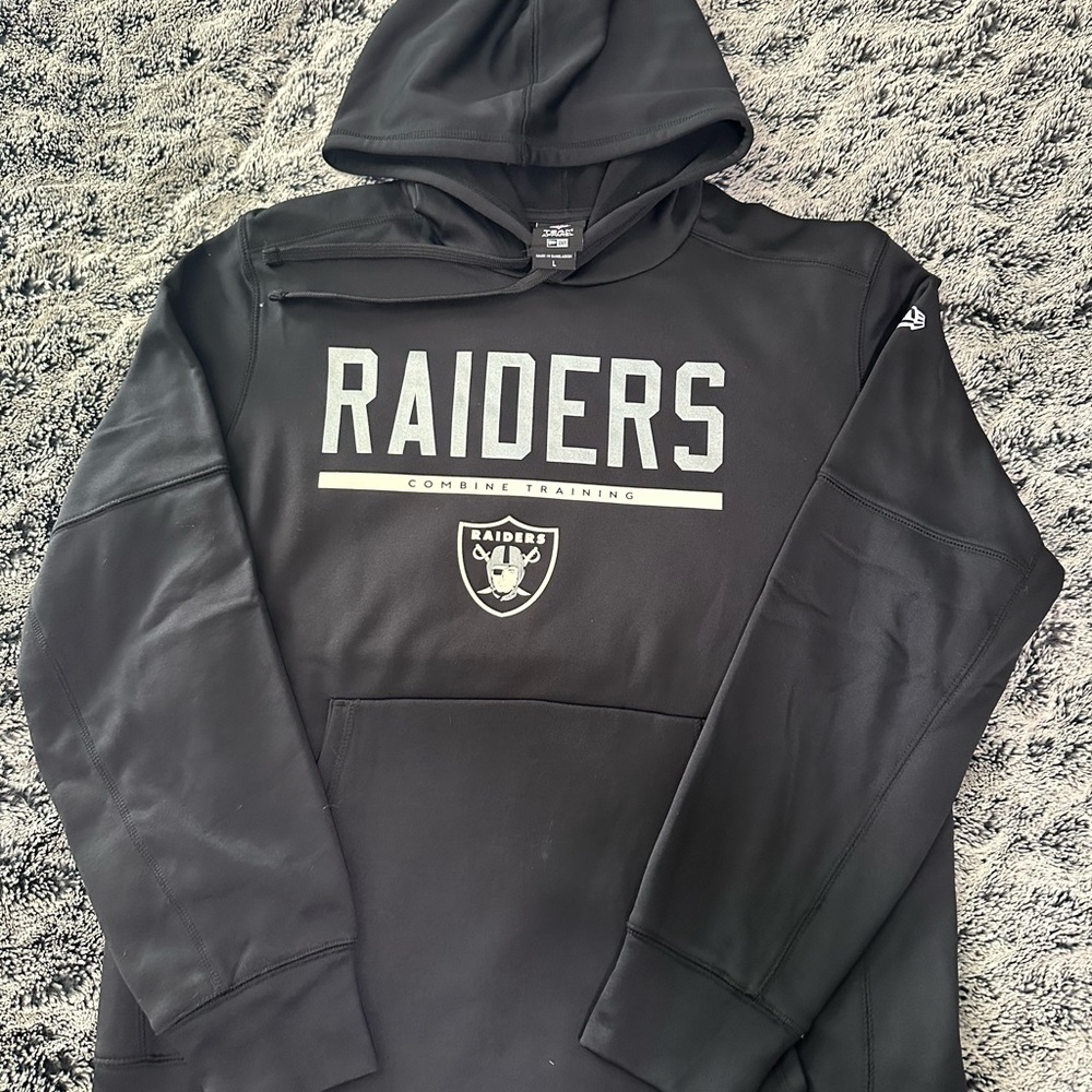 Black NFL New Era Raiders Hoodie for Men